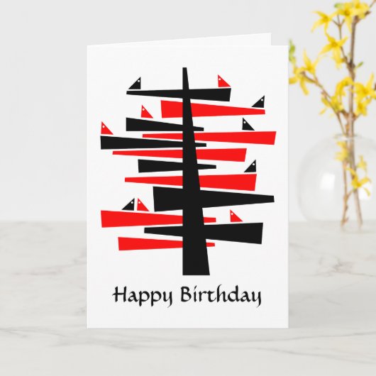 会話ツリー カード (黄色い花)