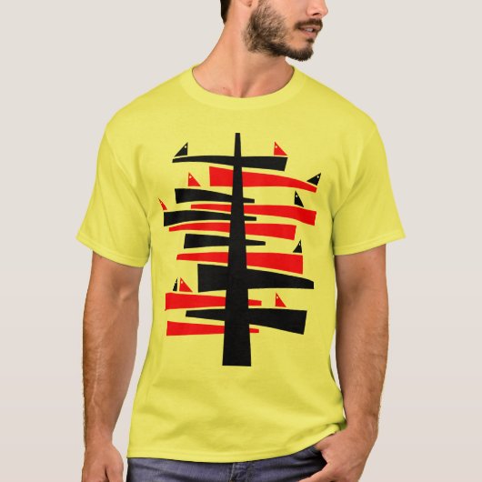 会話ツリー Tシャツ (正面)