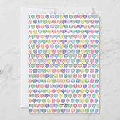 会話ハートの写真バレンタインカード 彼へ シーズンカード (裏面)