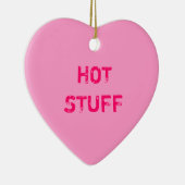 会話ハートオーナメント セラミックオーナメント (右)