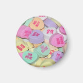 会話ハートボタン マグネット (正面)