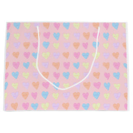 会話ハート抱き枕 ラージペーパーバッグ