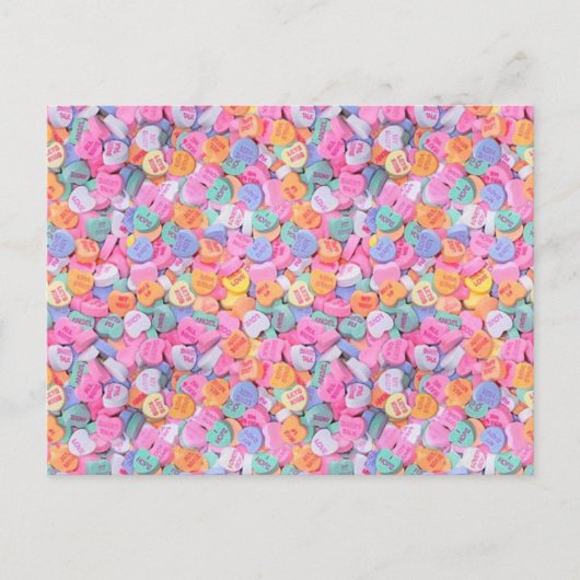 会話ハート ポストカード (正面)