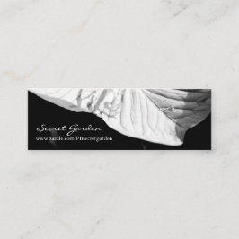 会話1花の写真ミニ名刺 スキニー名刺