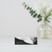 会話1花の写真ミニ名刺 スキニー名刺 (スタンド正面)