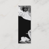 会話1花の写真ミニ名刺 スキニー名刺 (裏面)