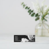 会話2花の写真ミニビジネスC スキニー名刺 (スタンド正面)