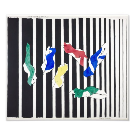 会話 | Francis Picabia | フォトプリント (正面)