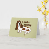 会議が必要です カード (黄色い花)