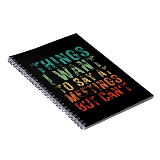 会議で言いたいことだが言えないこと ノートブック (右側)