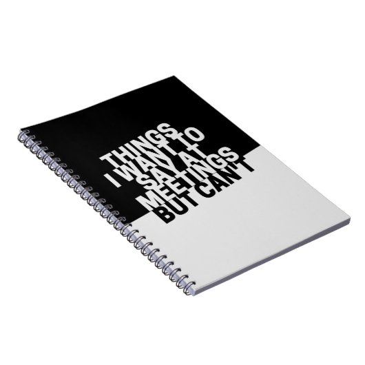 会議で言いたいことだが言えないこと ノートブック (右側)