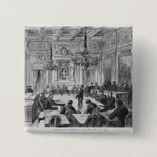 会議のコミューンのメンバー 缶バッジ (正面)