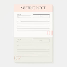 会議のメモを使うと、ビジネスが簡単になります ポストイット
