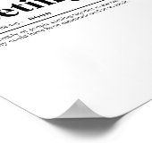 会議の定義 |おもしろい引用文 ポスター (角)