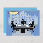 会議の招待はがき ポストカード (正面/裏面)