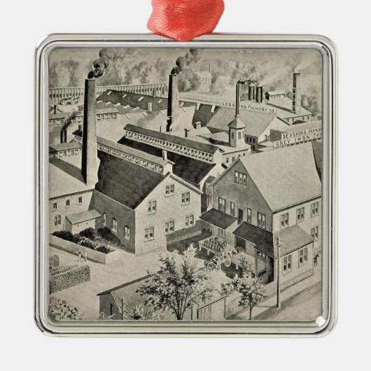 会議の鋳物場Co メタルオーナメント (正面)