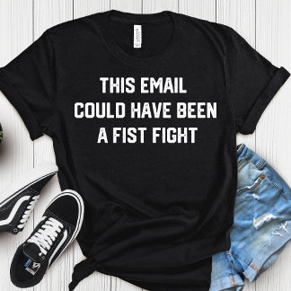 会議は殴り合いにでもなればよかったのに - 仕事用 Tシャツ