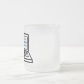 会議は電子メールで行う フロストグラスマグカップ (中央)