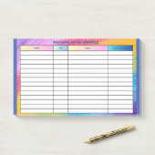 会議へようこそ ポストイット (デスク)