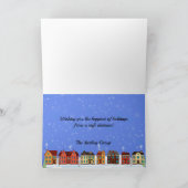 会議オンラインおもしろい写真クリスマスホリデーをズーム カード (内部)