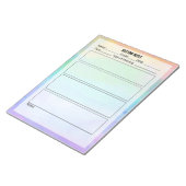 会議ノートのメモ帳カスタマイズ- ノートパッド (アングル)