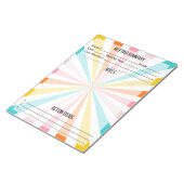 会議ノート/概要メモ帳 – Bright ノートパッド (アングル)