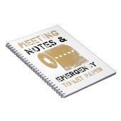 会議ノート&緊急トイレ紙同僚 ノートブック (右側)