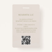 会議ビジ企業のネスイベントロゴ黄 バッジ (裏面)