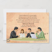 会議会議オフィス退職パーティー招待状 招待状 (正面)