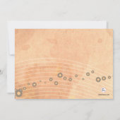 会議会議オフィス退職パーティー招待状 招待状 (裏面)