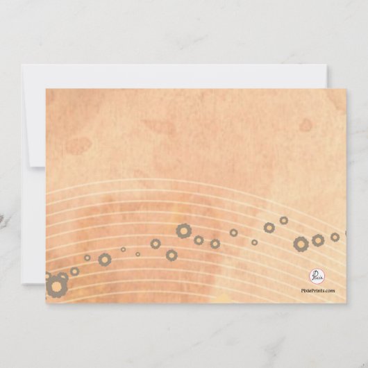 会議会議オフィス退職パーティー招待状 招待状 (裏面)