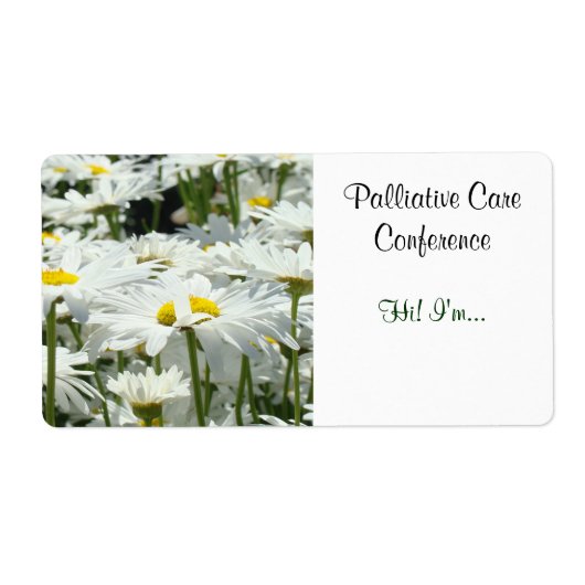 会議名タグこんにちは!ラベルの名前 ラベル (正面)