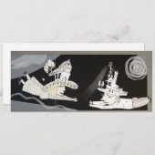 会議…どこかで 招待状 (正面/裏面)