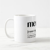 「会議（名詞）：分があるイベント保.. コーヒーマグカップ (左)