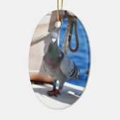 伝書鳩 セラミックオーナメント (左)