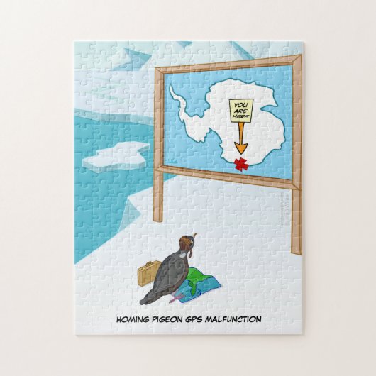 伝書鳩GPSの機能不全のジグソーパズル ジグソーパズル (縦)