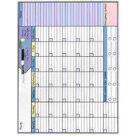 伝染性のホタルChildcareCalendar ホワイトボード