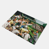 伝染性の家の操業球 ドアマット (アングル)