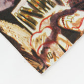 伝染性の家の操業球 フリースブランケット (角)