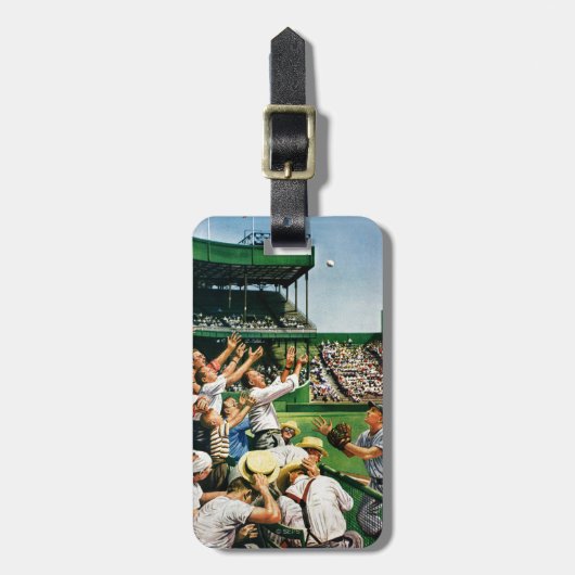 伝染性の家の操業球 ラゲッジタグ (正面縦)