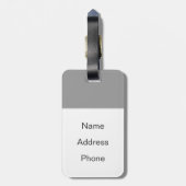 伝染性の家の操業球 ラゲッジタグ (裏面縦)