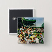 伝染性の家の操業球 缶バッジ (正面&裏面)