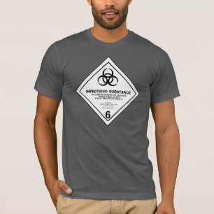 伝染性の物質のワイシャツ Tシャツ