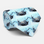 伝染性の青カニ ネクタイ (ロール)