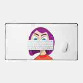 伝染性スマイル デスクマット (キーボード&マウス)