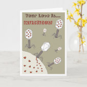 伝染性愛 カード (黄色い花)