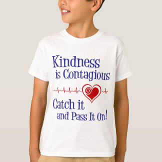 伝染性、濃紺 Tシャツ