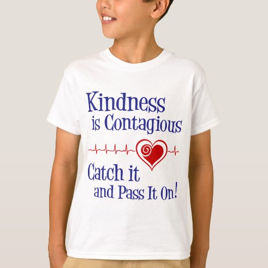 伝染性、濃紺 Tシャツ (正面)