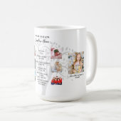 伝統おばあちゃんPHOTO COLLAGEライフストーリーキープサケ コーヒーマグカップ (正面右)