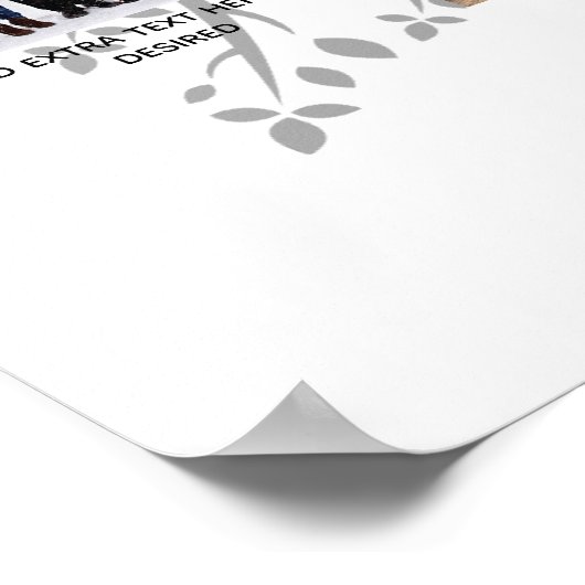 伝統おばあちゃんPHOTO COLLAGEライフストーリーキープサケ ポスター (角)